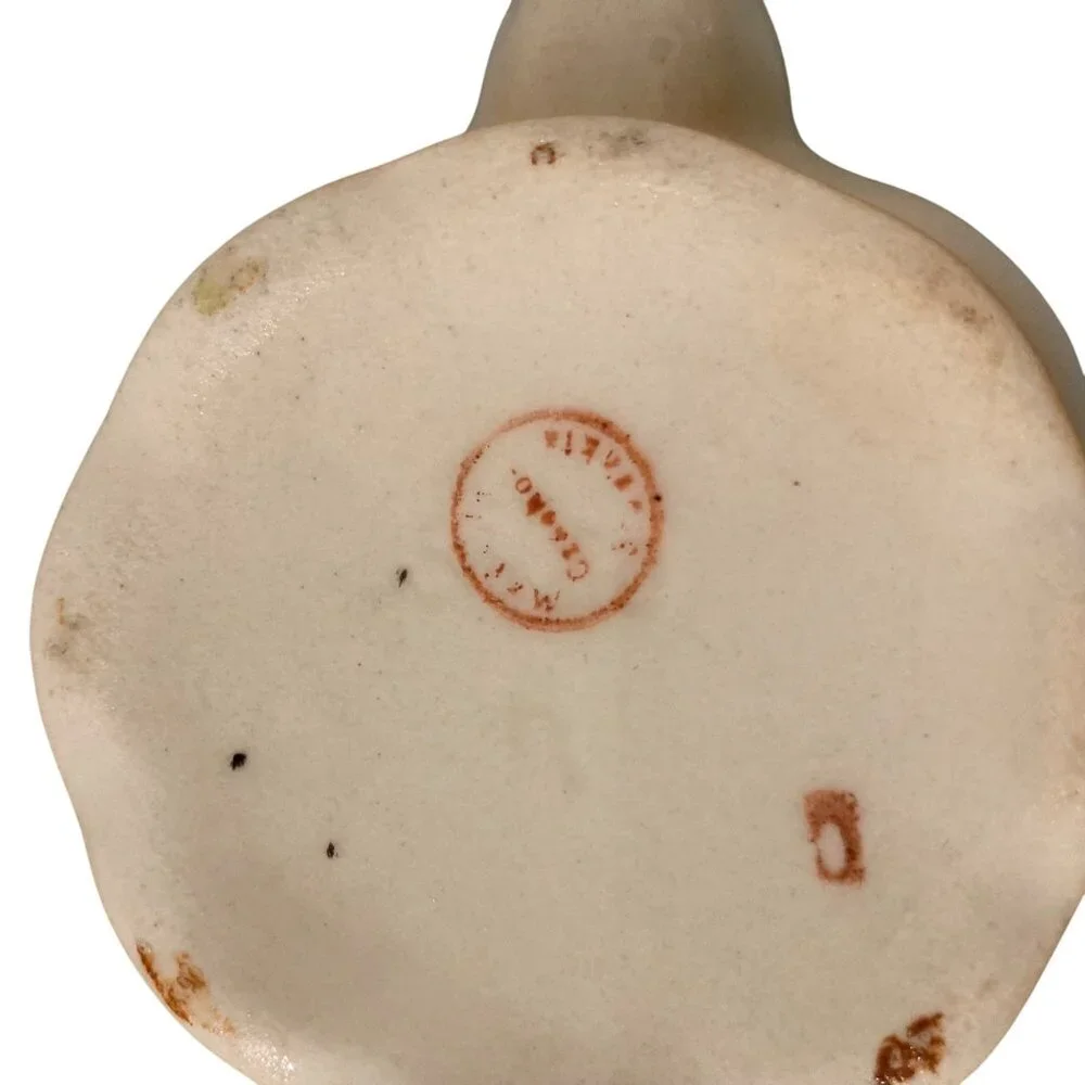 Antique Hand Painted Czechoslovak Mini Teapot